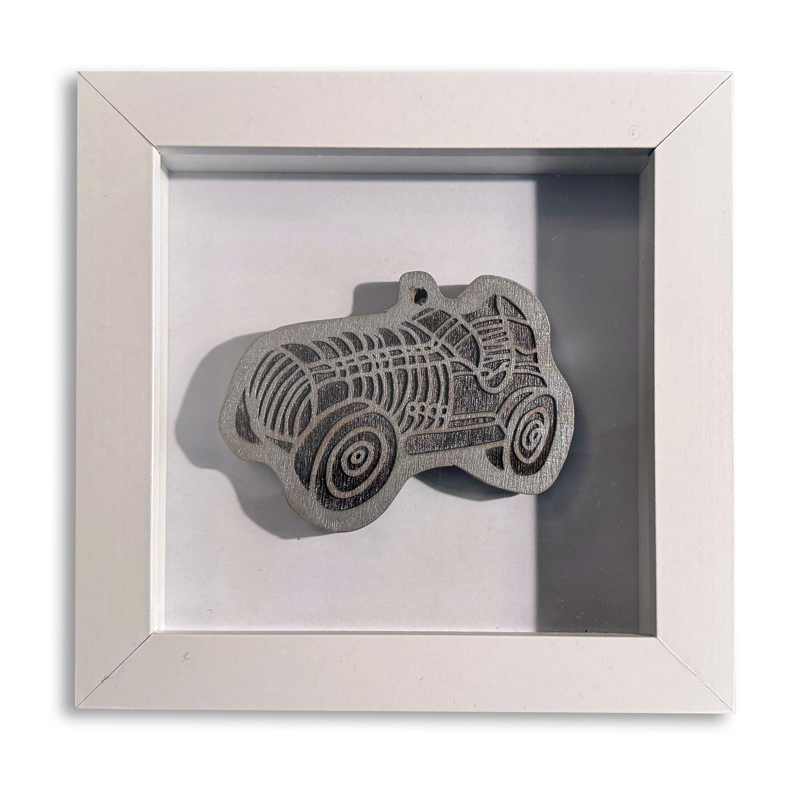“MONOPOLY CAR " ORNAMENT (FRAMED)