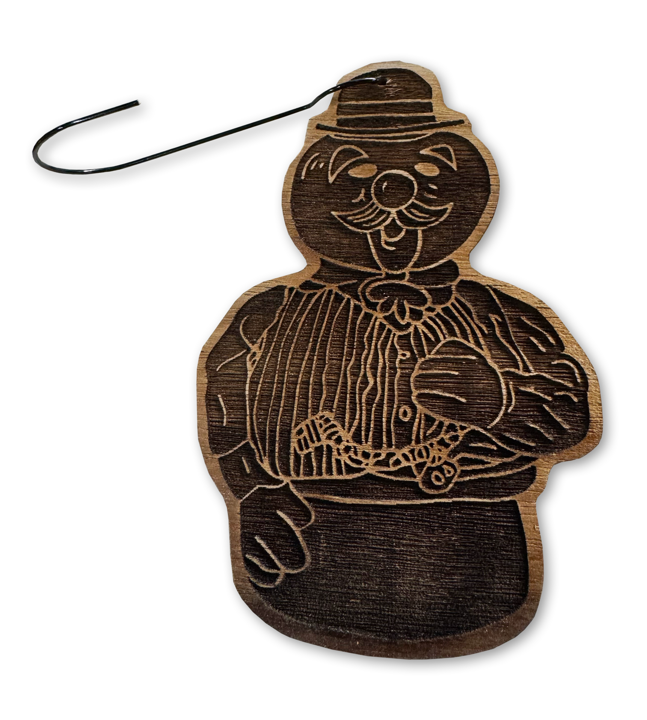 “SAM THE SNOWMAN" ORNAMENT